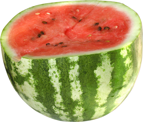 Tube Fruit - Watermelon (550x470), Png Download