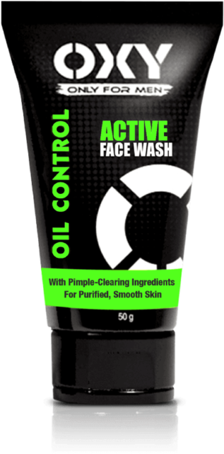 Oxy Oil Control Active Face Wash 50g For Men - Oxy Oil Control Face Wash 100 Gm (640x640), Png Download