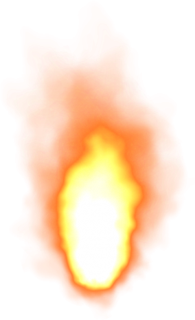 Fire - Gun Shot Fire Png (323x500), Png Download