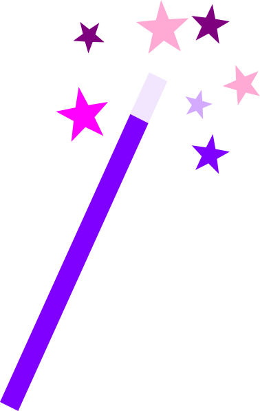 Princess - Wand - Clipart - Purple Magic Wand Png (378x597), Png Download