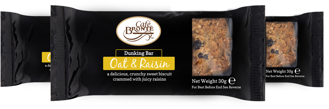 Oat & Raisin Single Dunker - Café Brontë Oat & Raisin Dunking Bars 2 X 30g (1200x760), Png Download