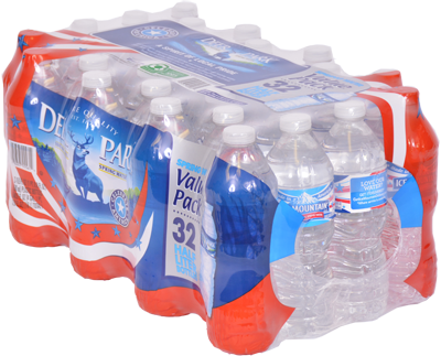 Shrink Wrapped Bottles - Bottle (400x323), Png Download