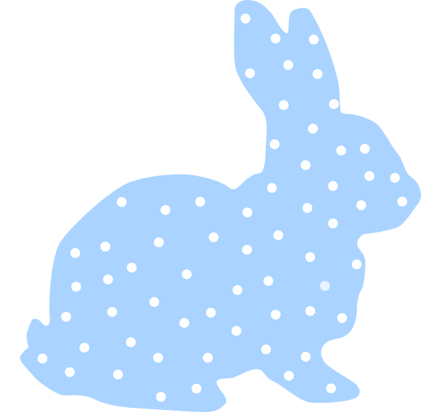 Visit - Bunny Silhouette Clipart (600x588), Png Download