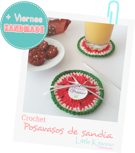 Posavasos De Crochet Sandía - Seedless Fruit (630x626), Png Download