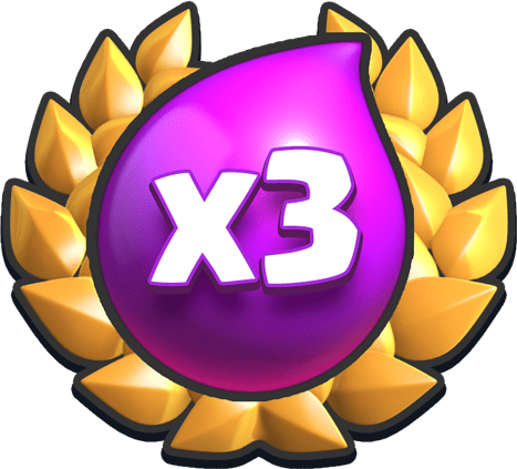 Triple Elixir Challenge - Clash Royale Triple Elixir (467x423), Png Download