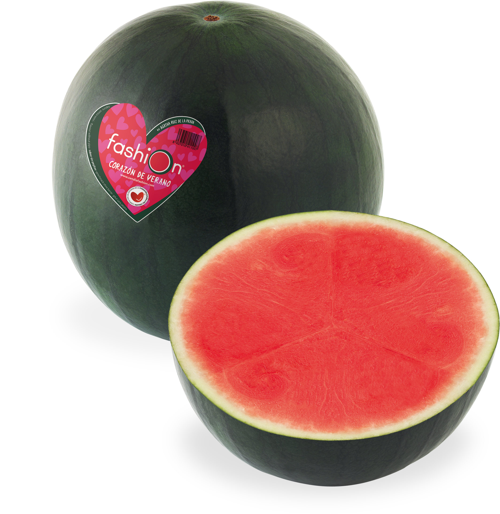 Sandiafashion - Fashion Watermelon (2953x2657), Png Download