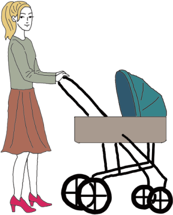Baby Pram - Perambulator (450x450), Png Download