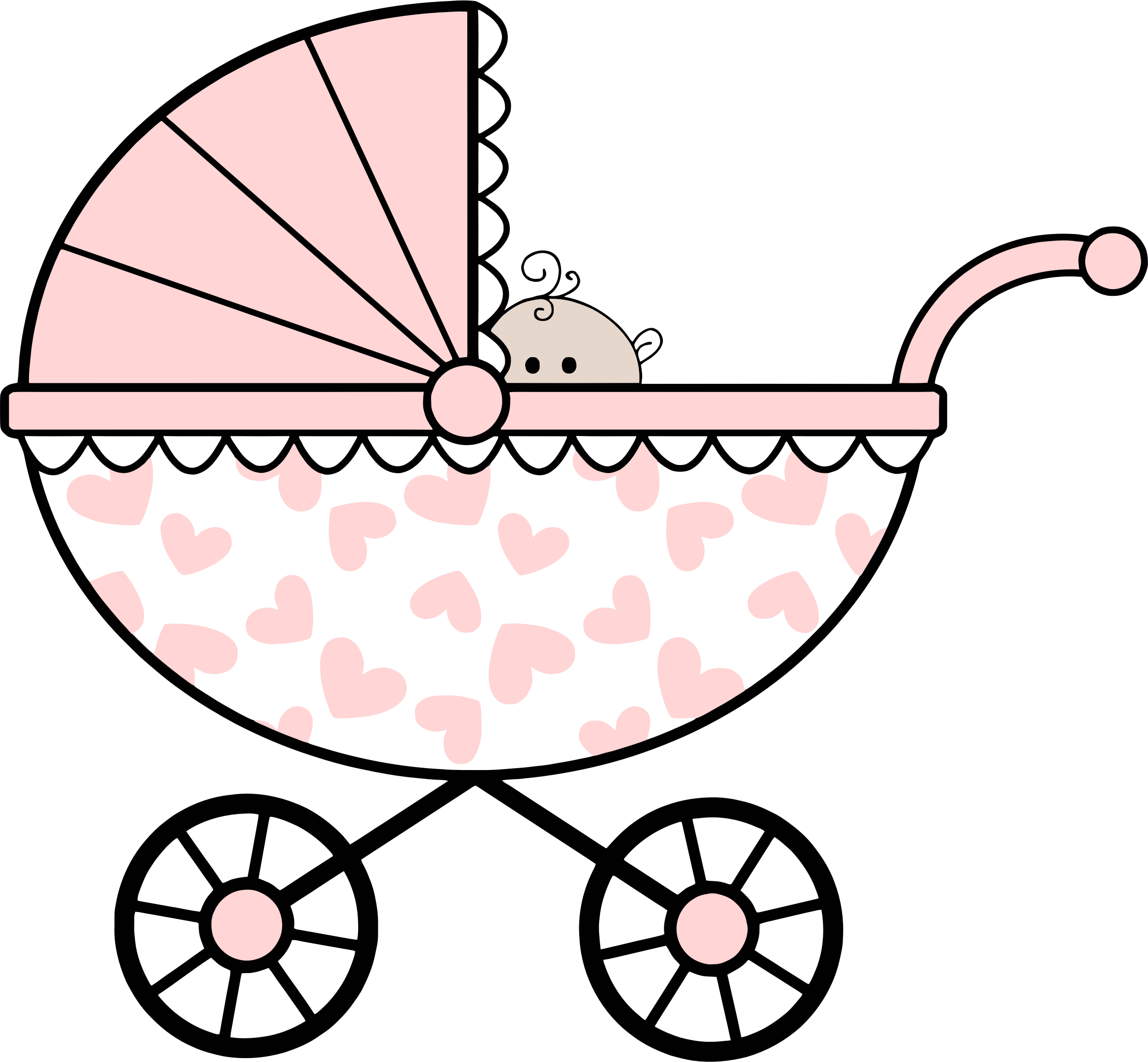Big Image - Baby Rattle Coloring Pages (2376x2197), Png Download