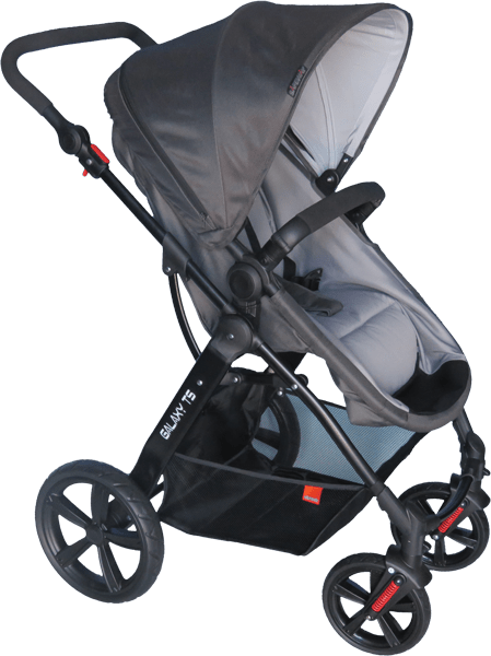 Pagelines Galaxy Ts Pram - Phil And Teds Smart Graphite (449x600), Png Download