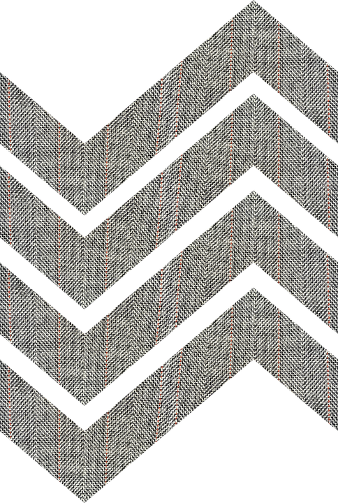 Fabric, Chevrons, Grey, Herringbone, Pattern, Texture - Black And White Herringbone Carpet Texture (484x720), Png Download