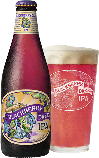 Blackberry Daze Ipa™ Bottleshot - Anchor Steam Blackberry Daze (333x633), Png Download