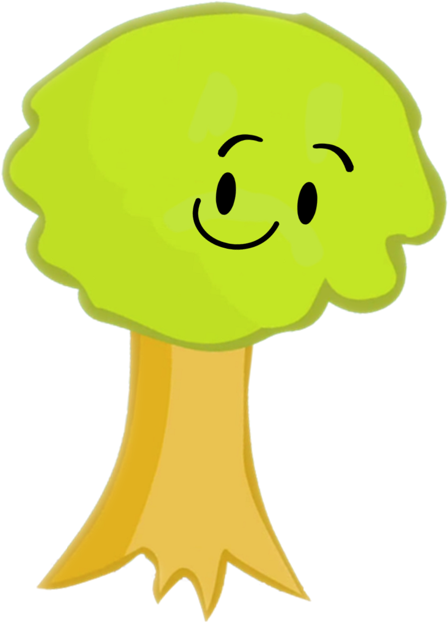 Tree - Bfdi Tree Png (1144x1364), Png Download
