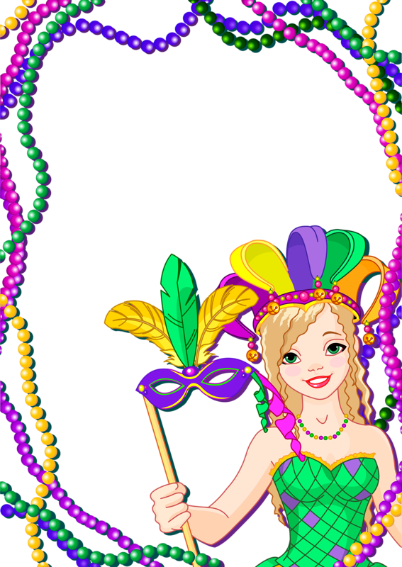 Mardi Gras (567x800), Png Download