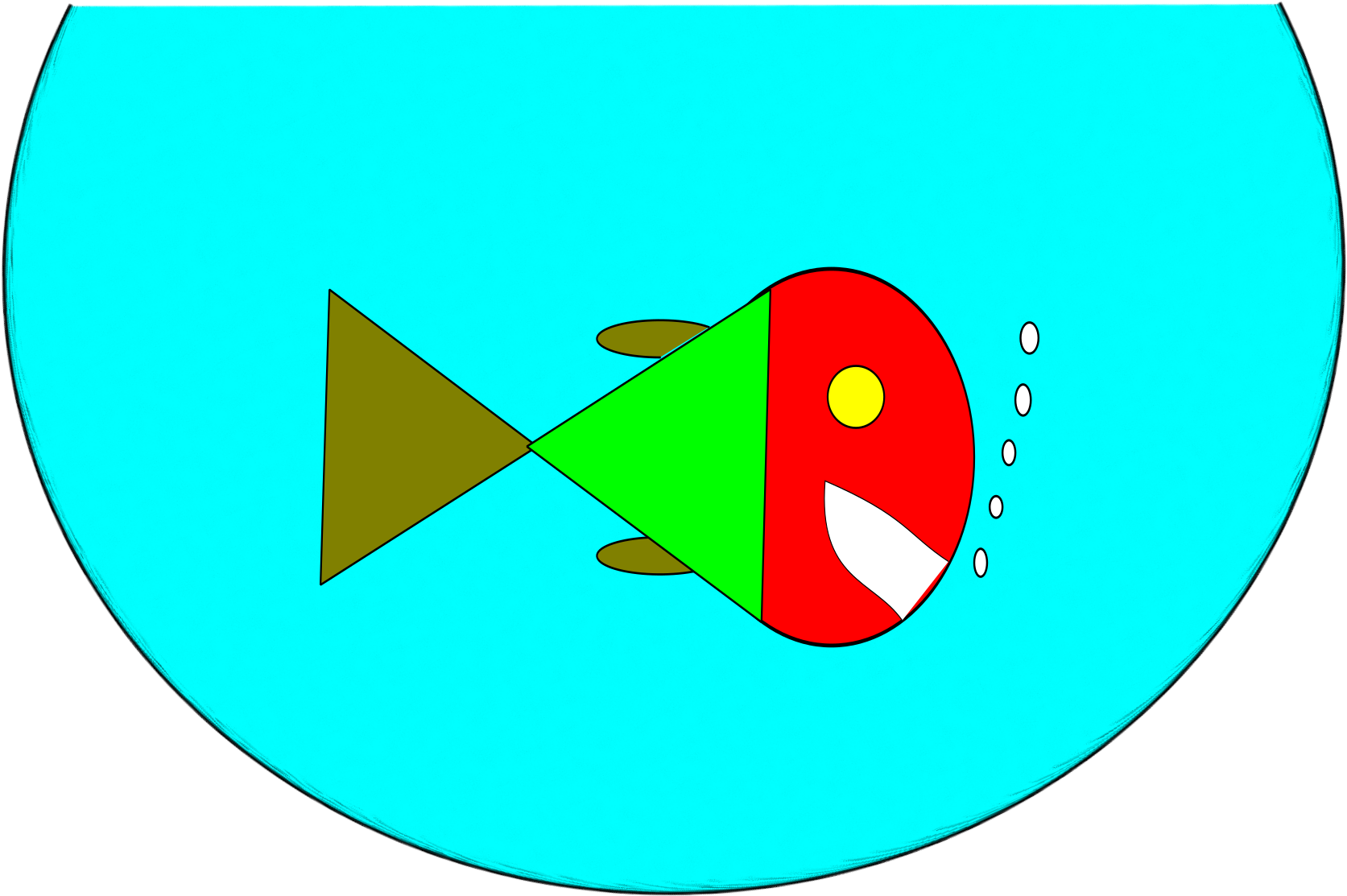 This Free Icons Png Design Of Fish In Aquarium (2400x1575), Png Download