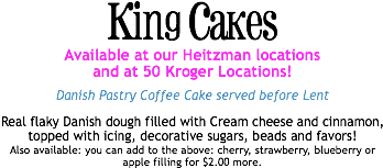 King Cakes Available At Our Heitzman Locations And - Cupcakes For A Cause (350x426), Png Download