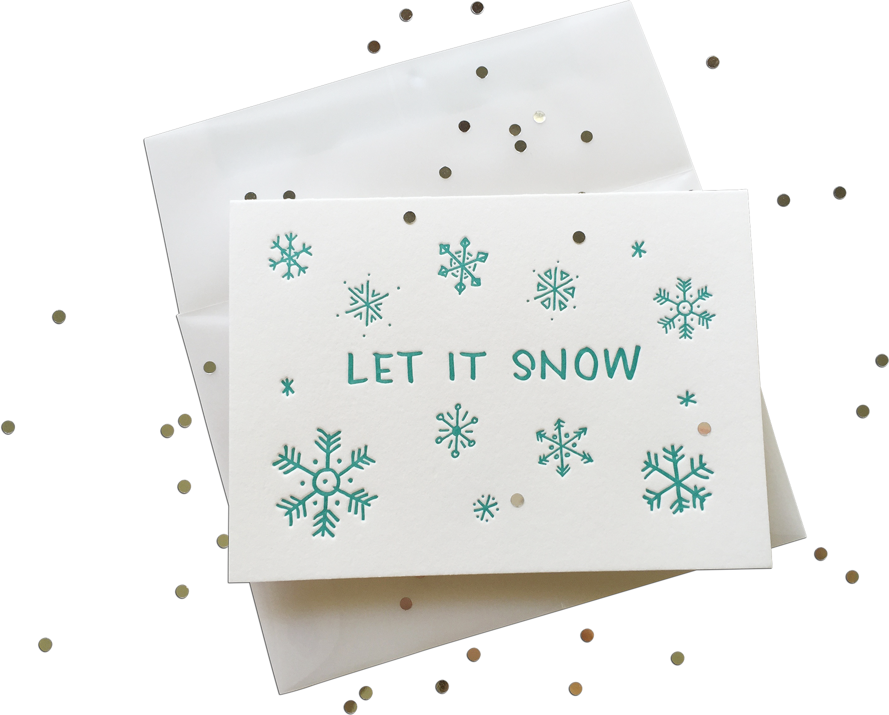 Confetti Let It Snow Splash - Paper (2048x2048), Png Download
