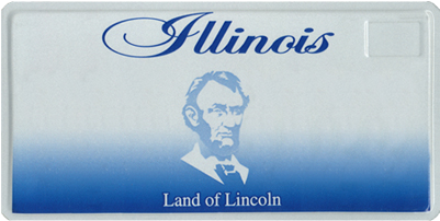 Lucky Eye Personalized United States License Plate - Blank Illinois License Plate (400x400), Png Download