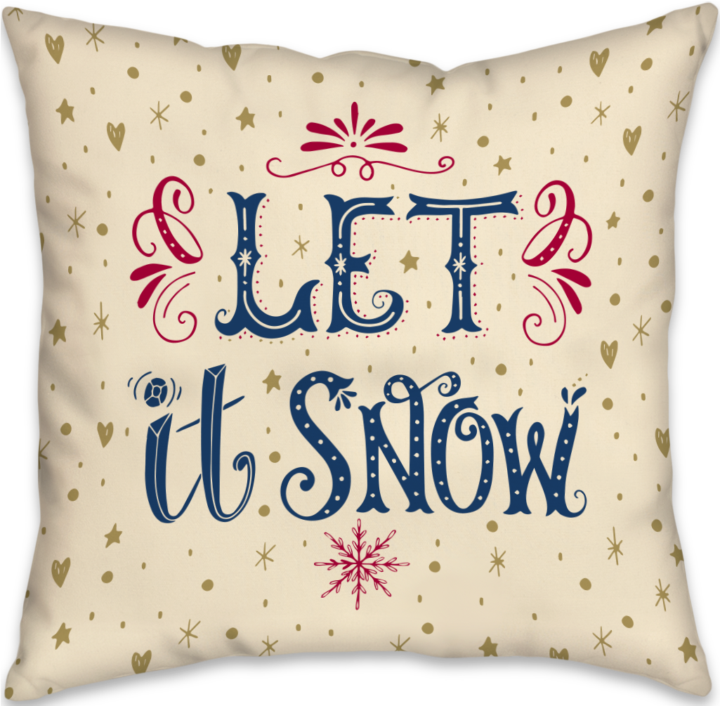 Let It Snow - Handlettering Let It Snow (1024x1024), Png Download