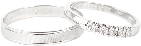 Platinum Wedding Rings - Ring (586x374), Png Download