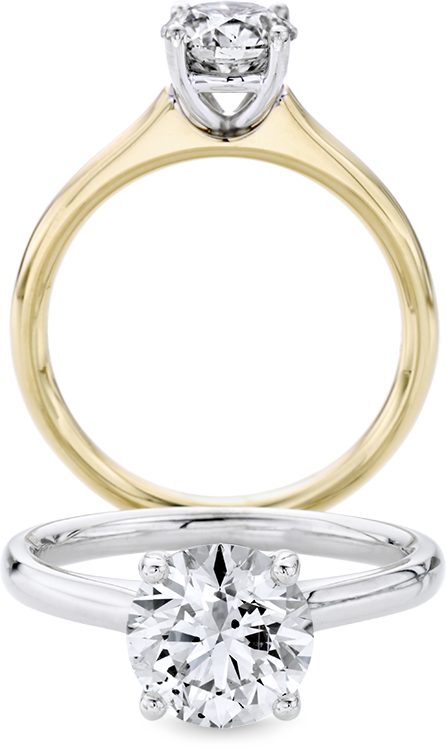 Shop Engagement Rings (446x750), Png Download