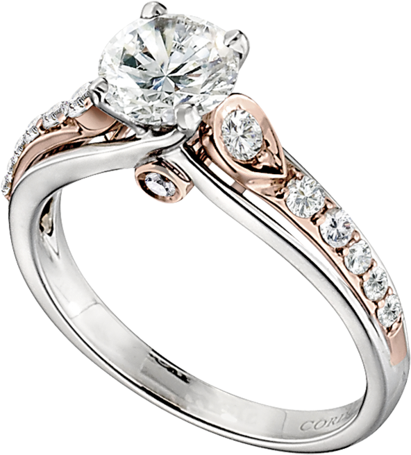 Diamond Engagement Ring - Ring (1000x750), Png Download