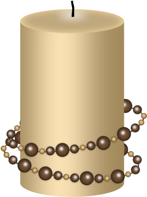 Um Tube De Vela-aqui - Green Candles Png (316x500), Png Download