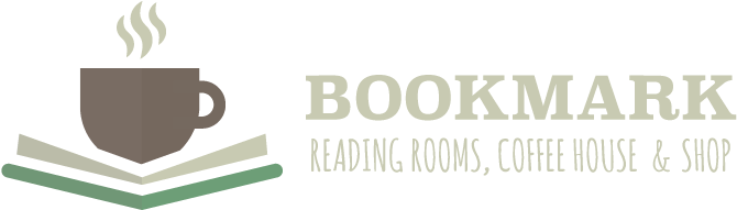 Bookmark Spalding - Book And Coffee Logo (691x217), Png Download