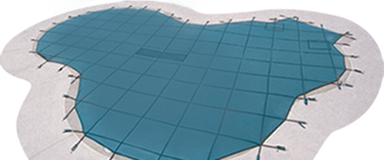 Inground Custom Safety Pool Covers - Arctic Armor Green Solid Winter Cover, 16x40 Ft. Pool (755x315), Png Download