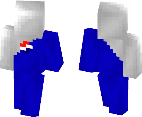 The Definitive Pepsi Man Experience - Lil Uzi Vert Minecraft Skin (584x497), Png Download