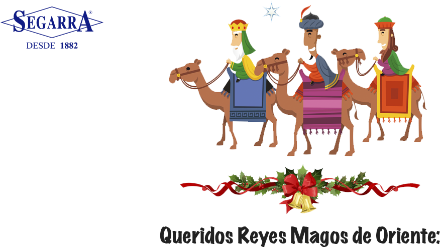 Queridos Reyes Magos - Napoleon Cat Christmas Card Picture Ornament (1170x489), Png Download