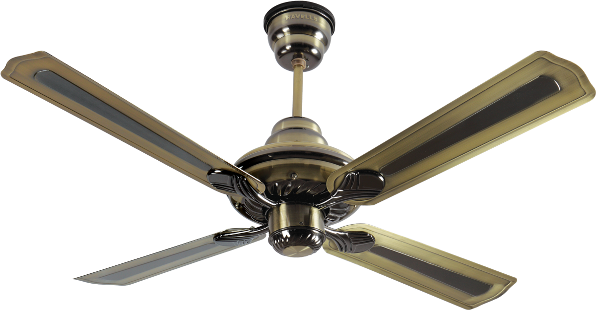 Florence - Havells Florence Black Antique Brass (1200x1140), Png Download