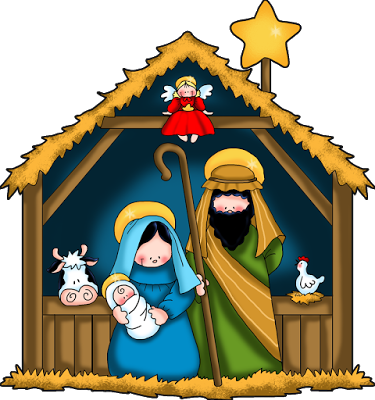 33 Imágenes Del Nacimiento De Jesús, Pesebres, Sagrada - Nativity Scene Clipart (375x400), Png Download