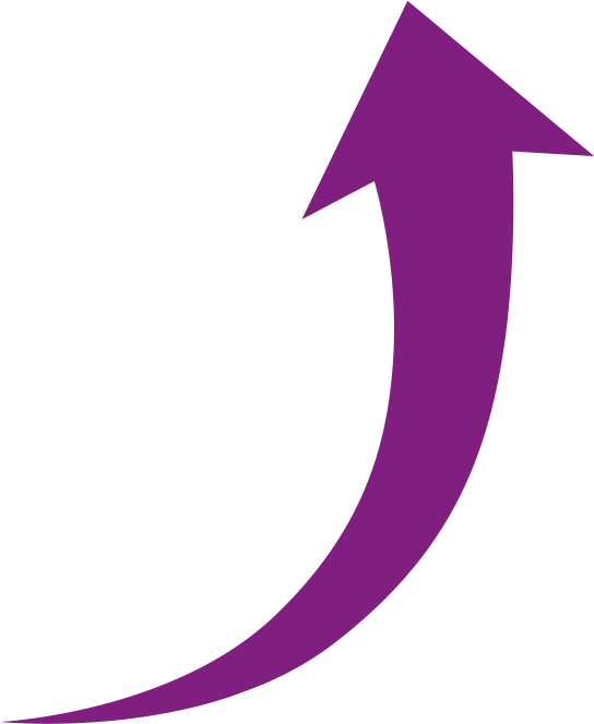 So Many Oils - Purple Arrow Png Transparent (544x663), Png Download