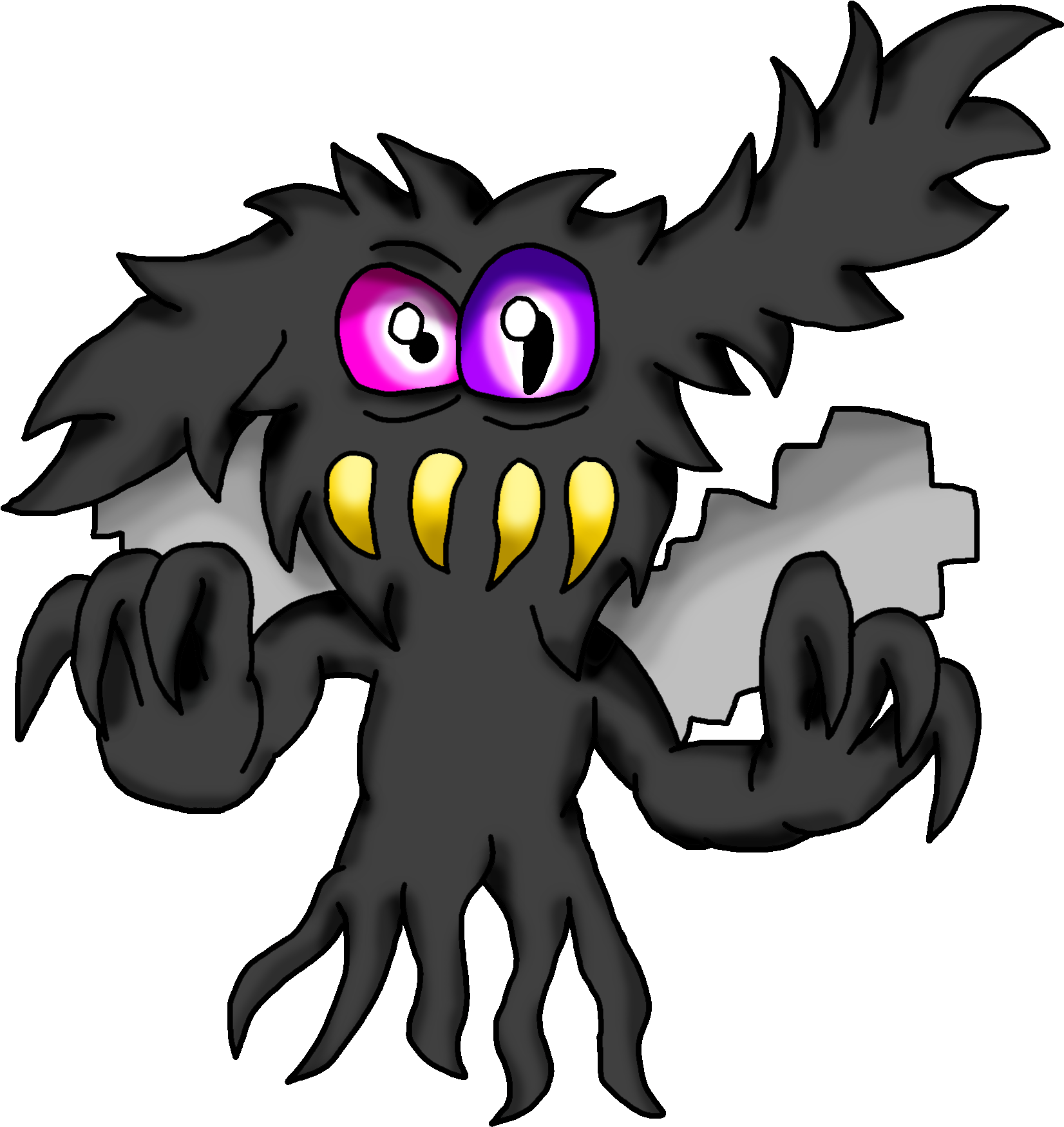 Antimat The Corrupt - Cartoon (1873x1965), Png Download