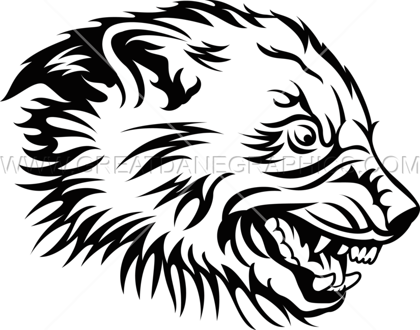 Wolverine - Wolverine Animal Black And White (825x649), Png Download