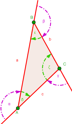 Triángulos - Triangulo Usando Tres Segmentos (309x498), Png Download