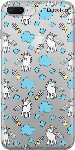 Unicórnios E Nuvens - Mobile Phone Case (500x546), Png Download