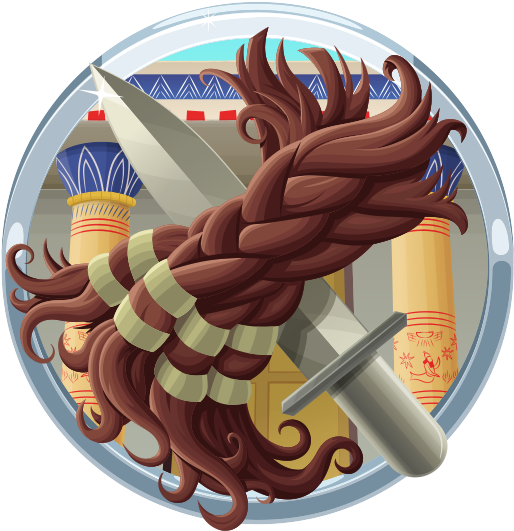 A Hairy Tale - Bible For Kids App Samson (625x625), Png Download