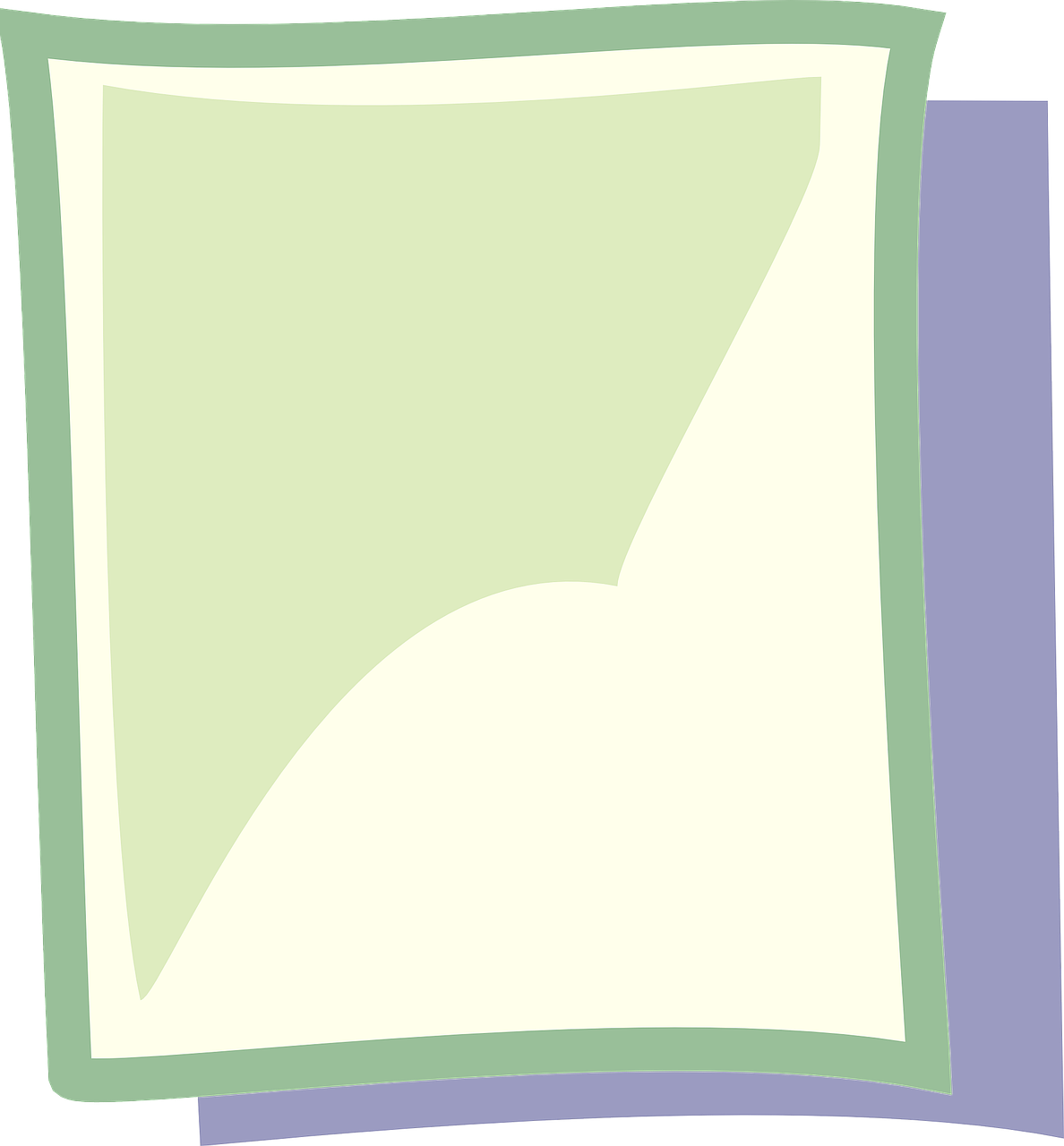 Mime Empty Clipart Png - Kertas Kosong (600x600), Png Download