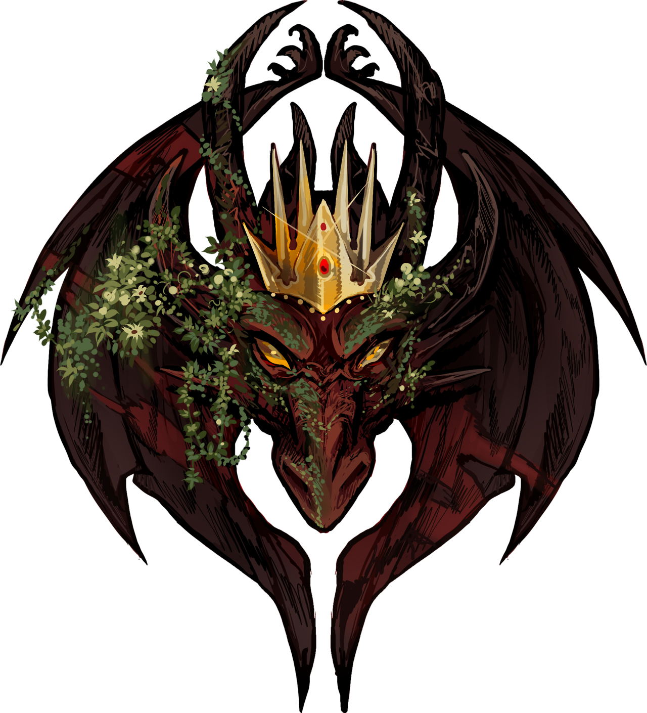 Download “the Official Dragon's Crown Logo Drawn By The Lovely Tag