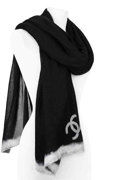 Chanel Scarf Love For This Winter - Scarf (846x1080), Png Download