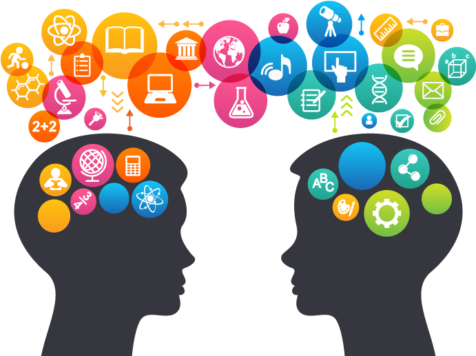 Download Two People Brainstorming - Brain Training - Full Size PNG