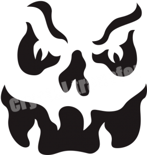 Scary Pumpkin Carving Ideas (416x416), Png Download