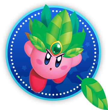 Leaf - Leaf Kirby (359x368), Png Download