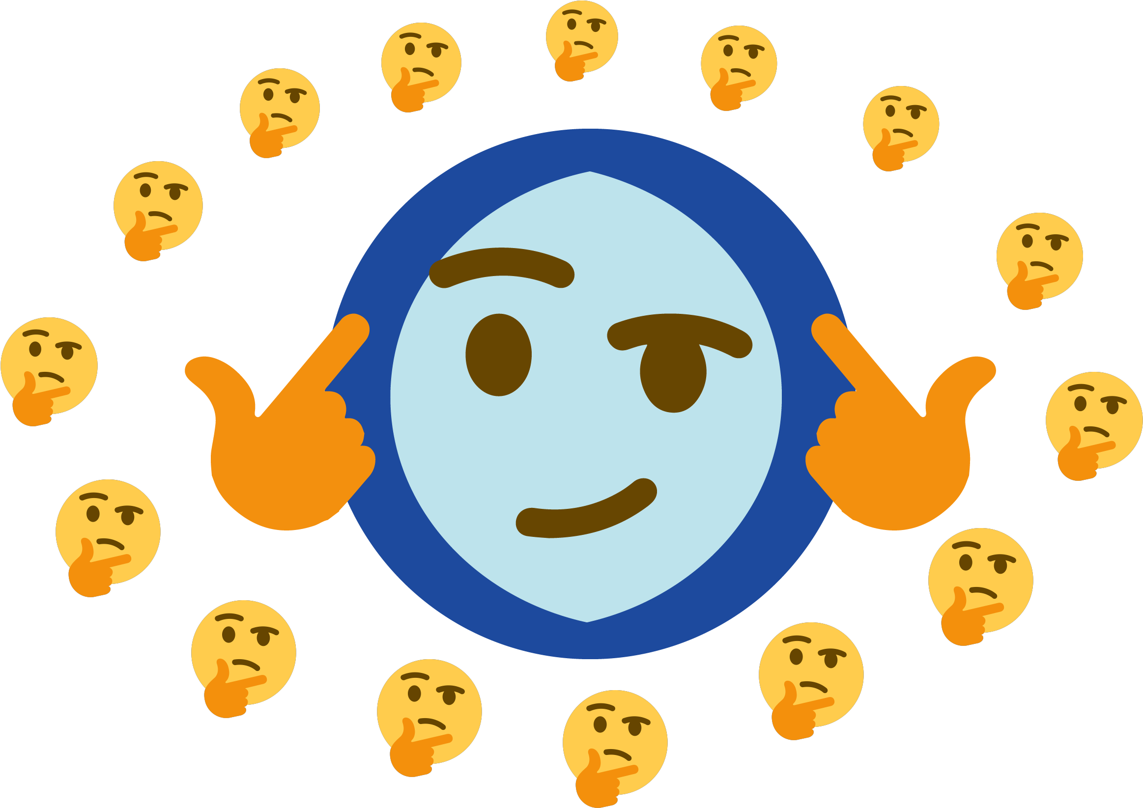 Brainstorming - Brainstorming Emoji (2349x1644), Png Download
