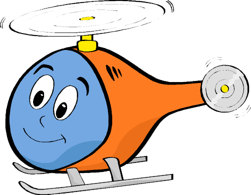 Celixior - Cartoon Helicopter (501x390), Png Download