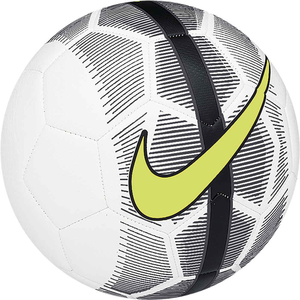 Nike Mercurial Veer White/black//volt - Nike Athletic Nike Mercurial Veer Soccer Ball (1000x1000), Png Download