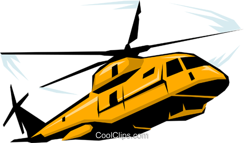 Military Helicopter Royalty Free Vector Clip Art Illustration - Helicopter Drawing (480x282), Png Download