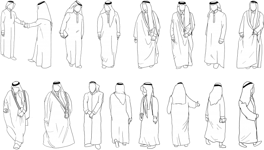 Best Arabic People Cutout Png - Portable Network Graphics (851x494), Png Download