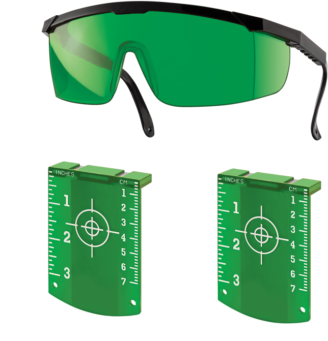 Lasertec Green Laser Glasses And Targets Combo Pack - Glasses Laser Enhancing Green Beam (800x800), Png Download